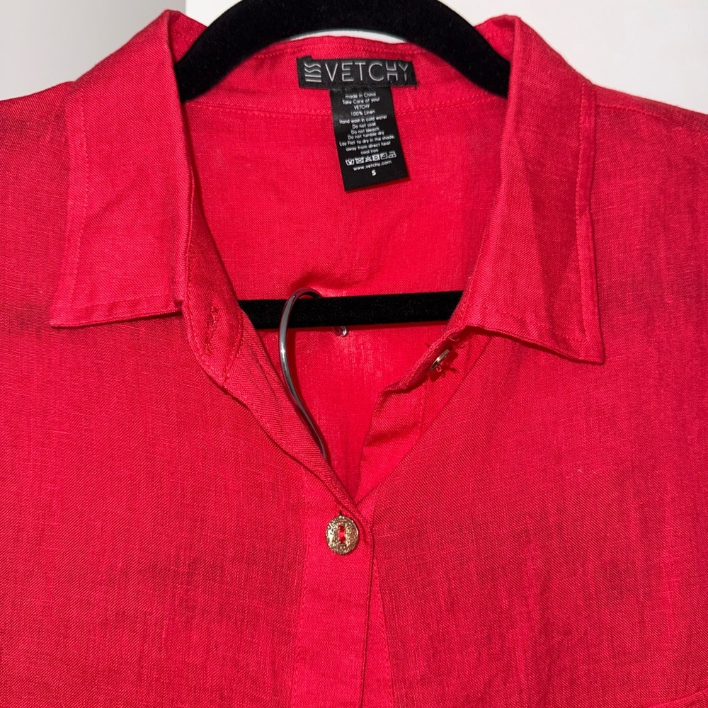 Vetchy - Red Linen Set - Picture 5 of 8